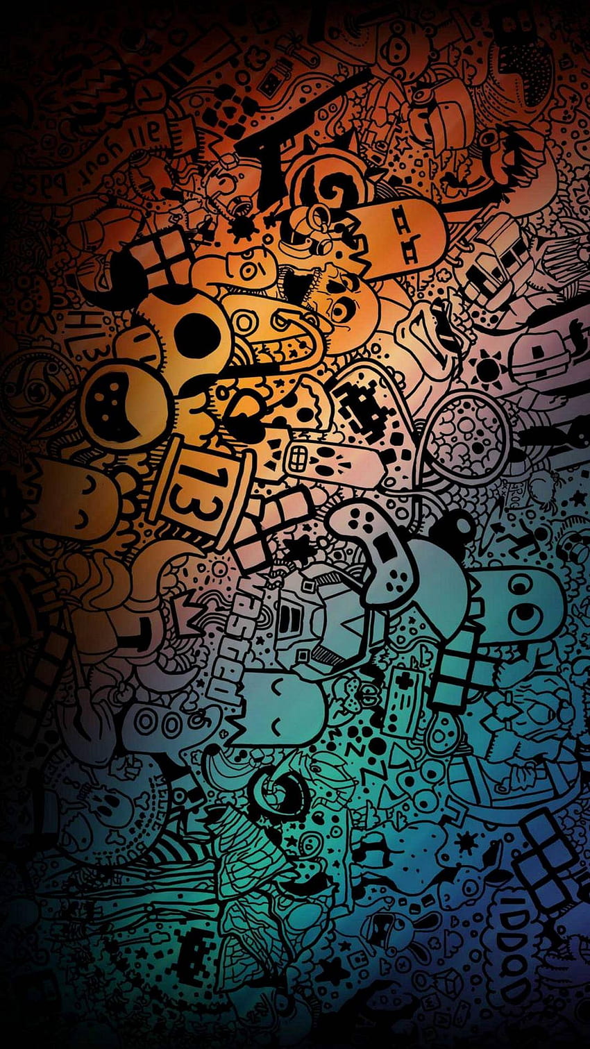 Whatsapp 117, amoled doodle HD phone wallpaper