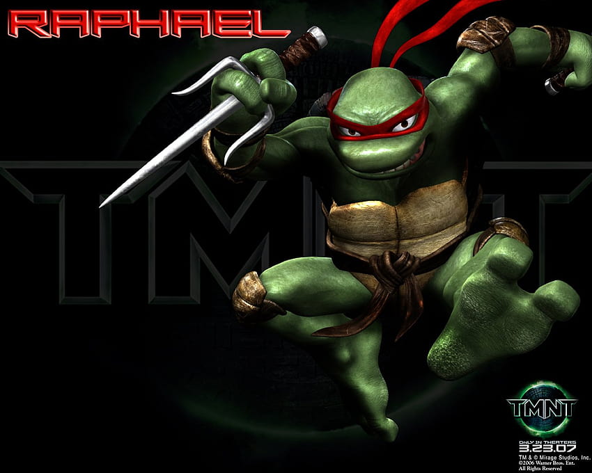 TMNT 2007 Movie Wallpaper 2, For this one I took a screensh…