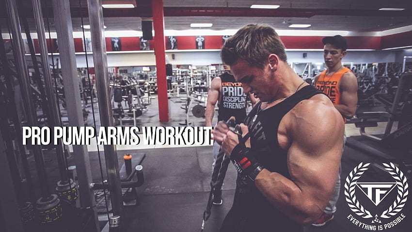 Pro Pump Arms Workout, marc fitt HD wallpaper