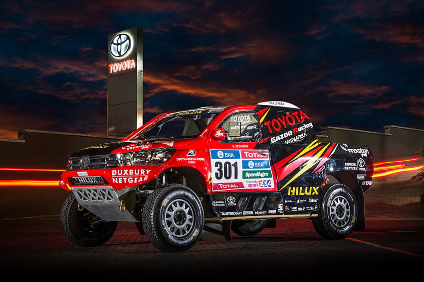 2016, Toyota, Hilux, Rally, Dakar, Race, Racing, Offroad / and Mobile Backgrounds, toyota revo HD wallpaper