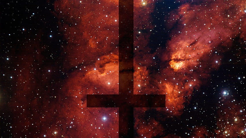 1920x1080 Inverted, Cross, Space and , upside down cross HD wallpaper