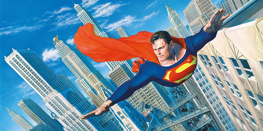 Superman Flying, Flug-Superkräfte HD-Hintergrundbild