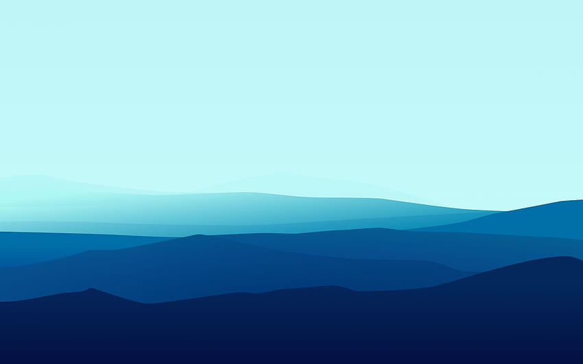 Nature Minimalist Backgrounds, ocean minimal HD wallpaper