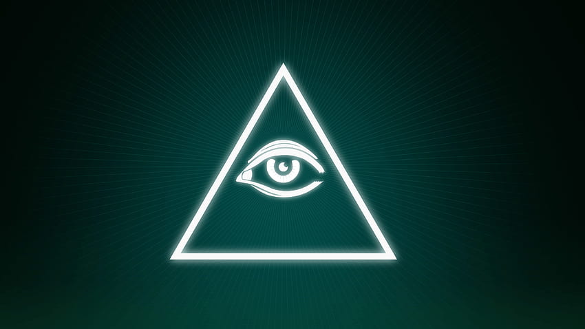 Triángulo del Ojo Illuminati, illuminatis fondo de pantalla