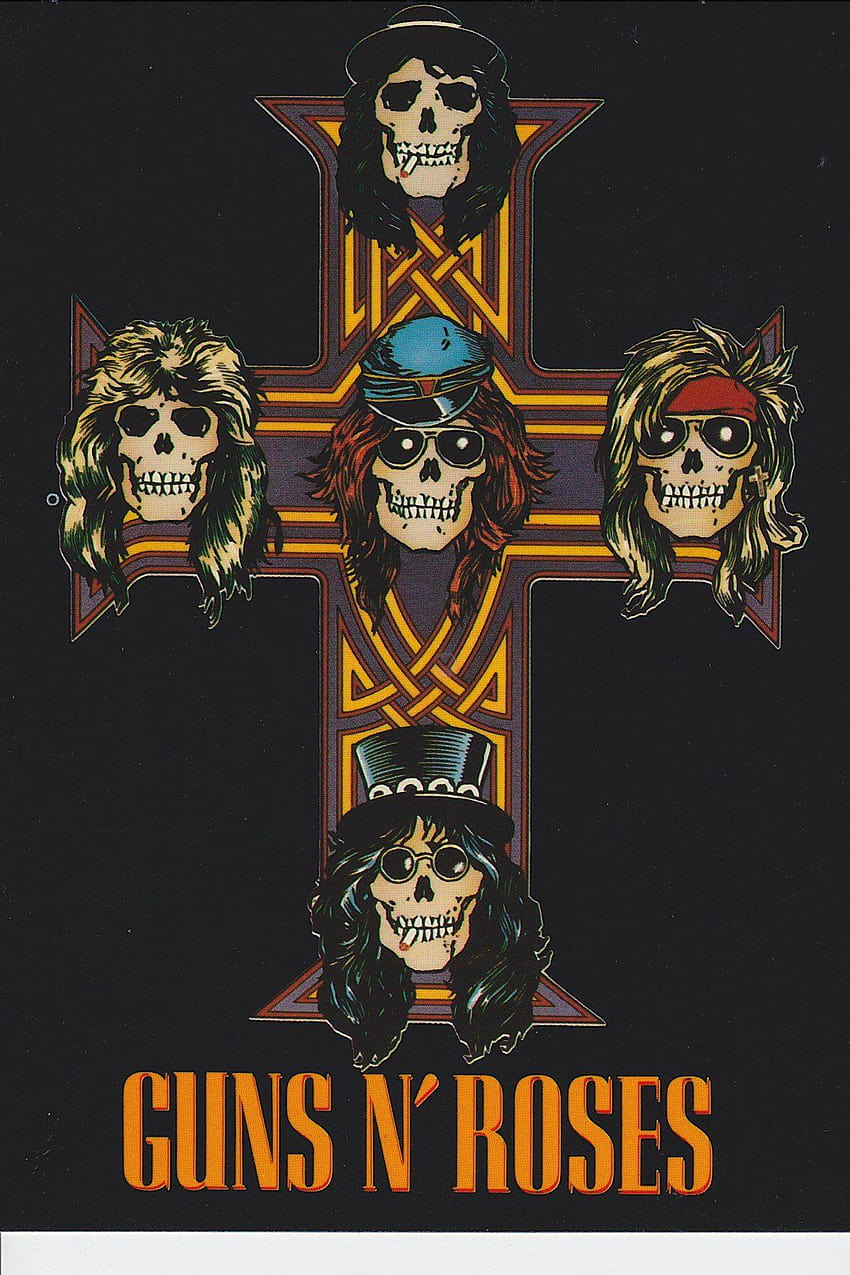 Guns N' Roses Pocztówka z tatuażem Axla, gnr Tapeta na telefon HD