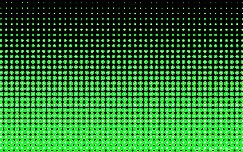 Hitam dan Hijau Neon, garis lingkaran hijau neon Wallpaper HD