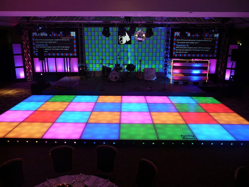 disco floor, disco dance floor HD wallpaper