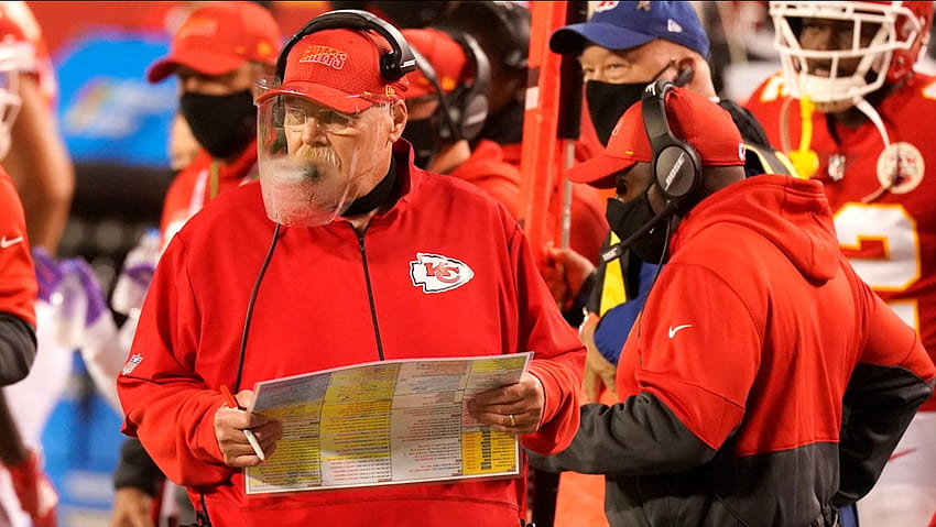 NFL 2020: Kansas City Chiefs' Andy Reid's foggy face shield and more top moments from Thursday Night Football, andy reid chief HD wallpaper