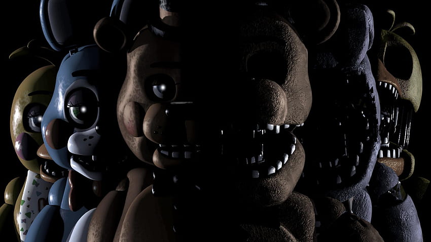 Fnaf 1, Freddy gezündet HD-Hintergrundbild