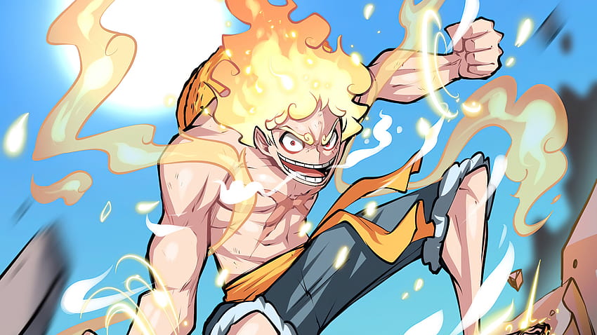 Luffy, dewa matahari nika Wallpaper HD