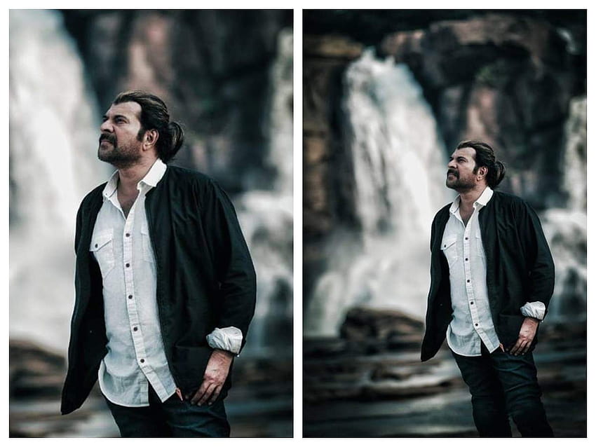 Hair tied into a small pony! Mammootty's new look from 'Pathinettam Padi' goes viral HD wallpaper