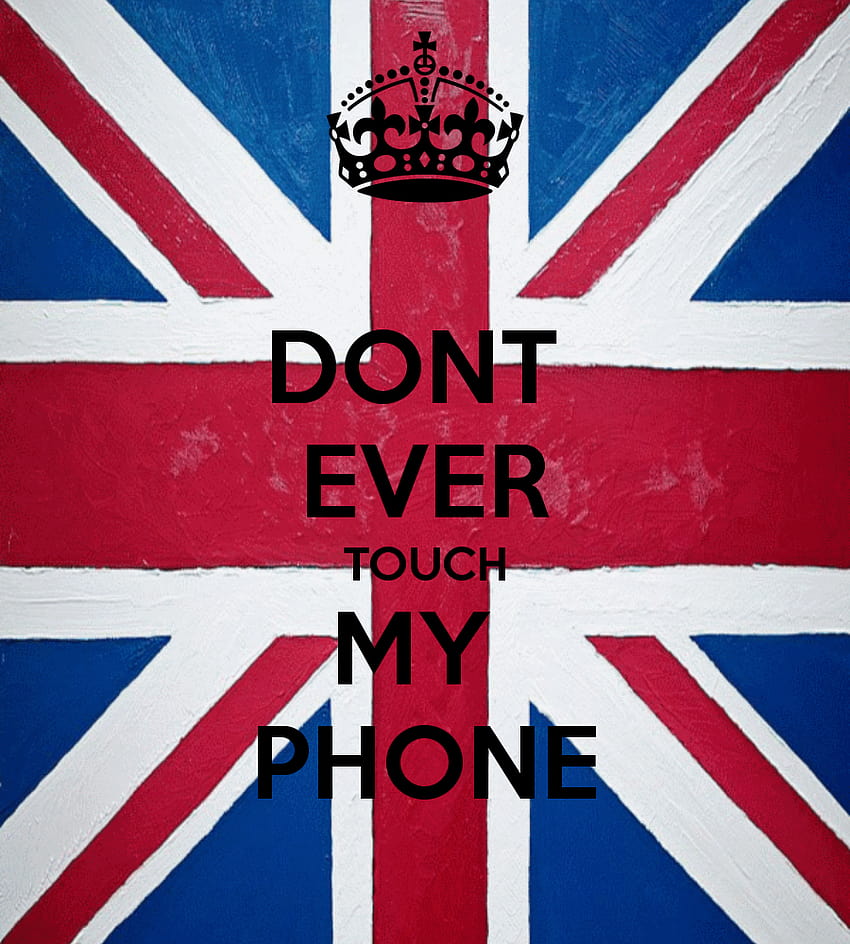For My Phone Group, girlish written dont touch my phone HD phone wallpaper  | Pxfuel
