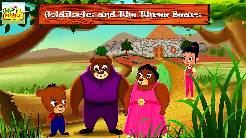 Goldilocks and Three Bears Story HD wallpaper