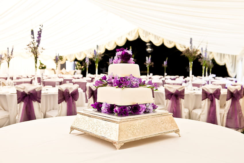 wedding cake, flowers, Food HD wallpaper