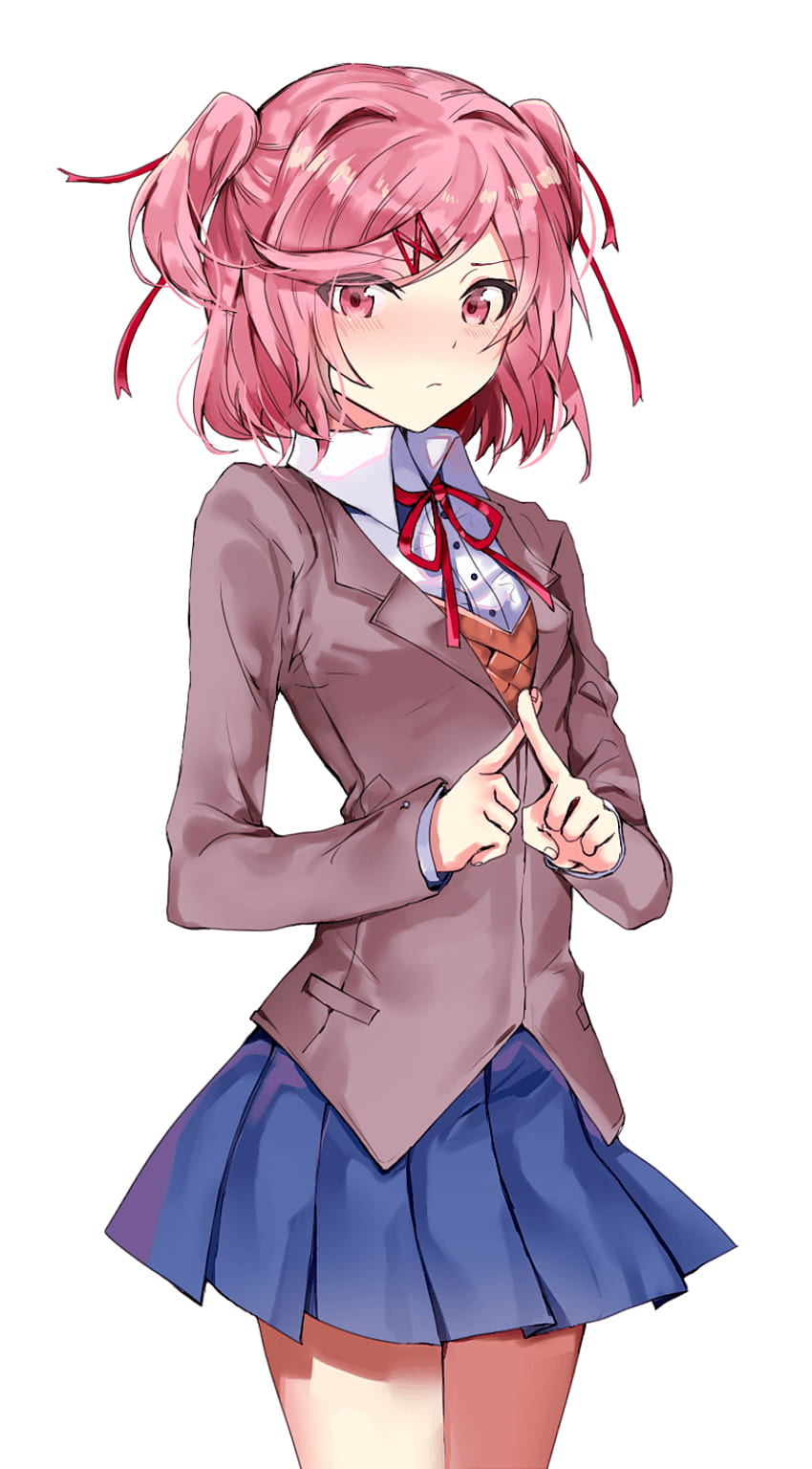 Natsuki ddlc HD phone wallpaper | Pxfuel