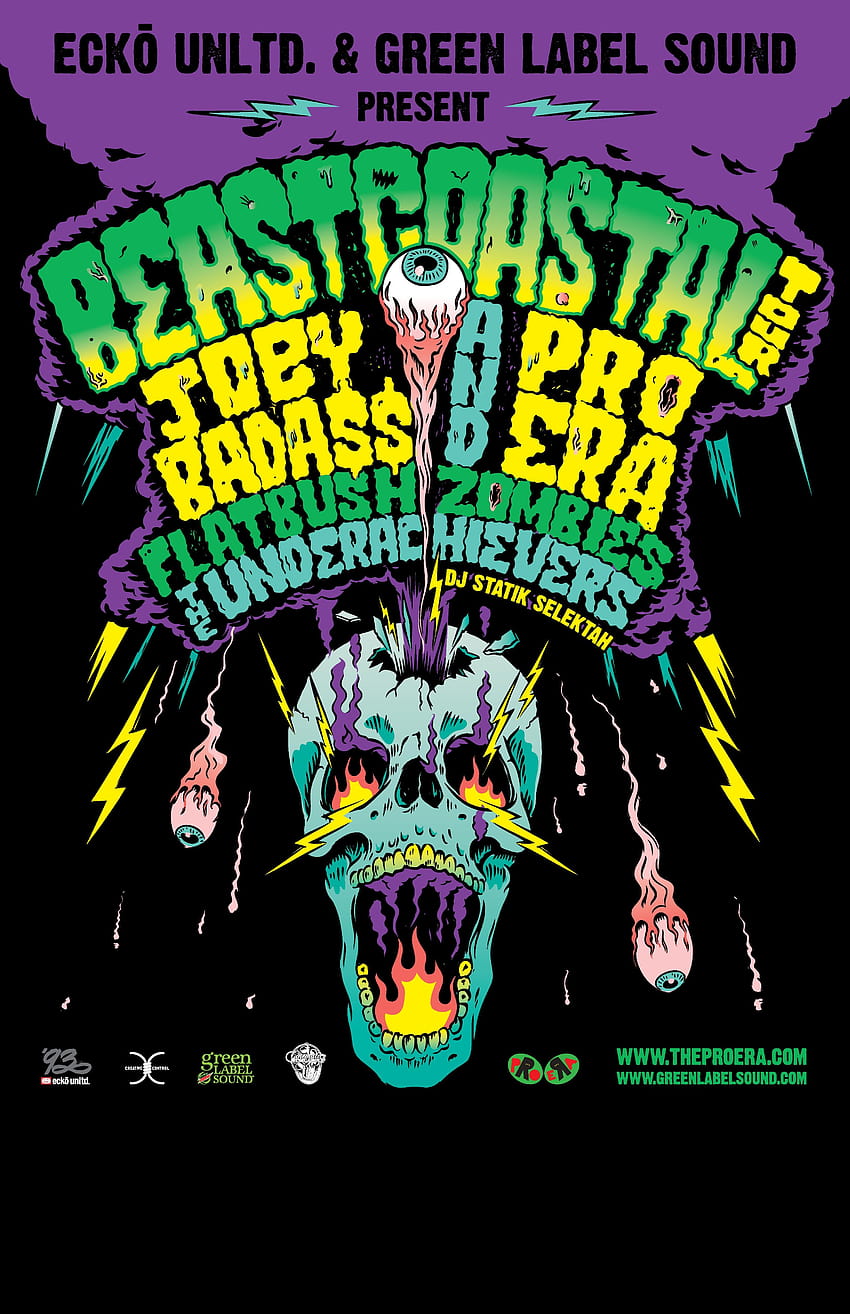 Joey Bada$$ x Pro Era x Flatbush Zombies Live at The Middle East HD phone wallpaper
