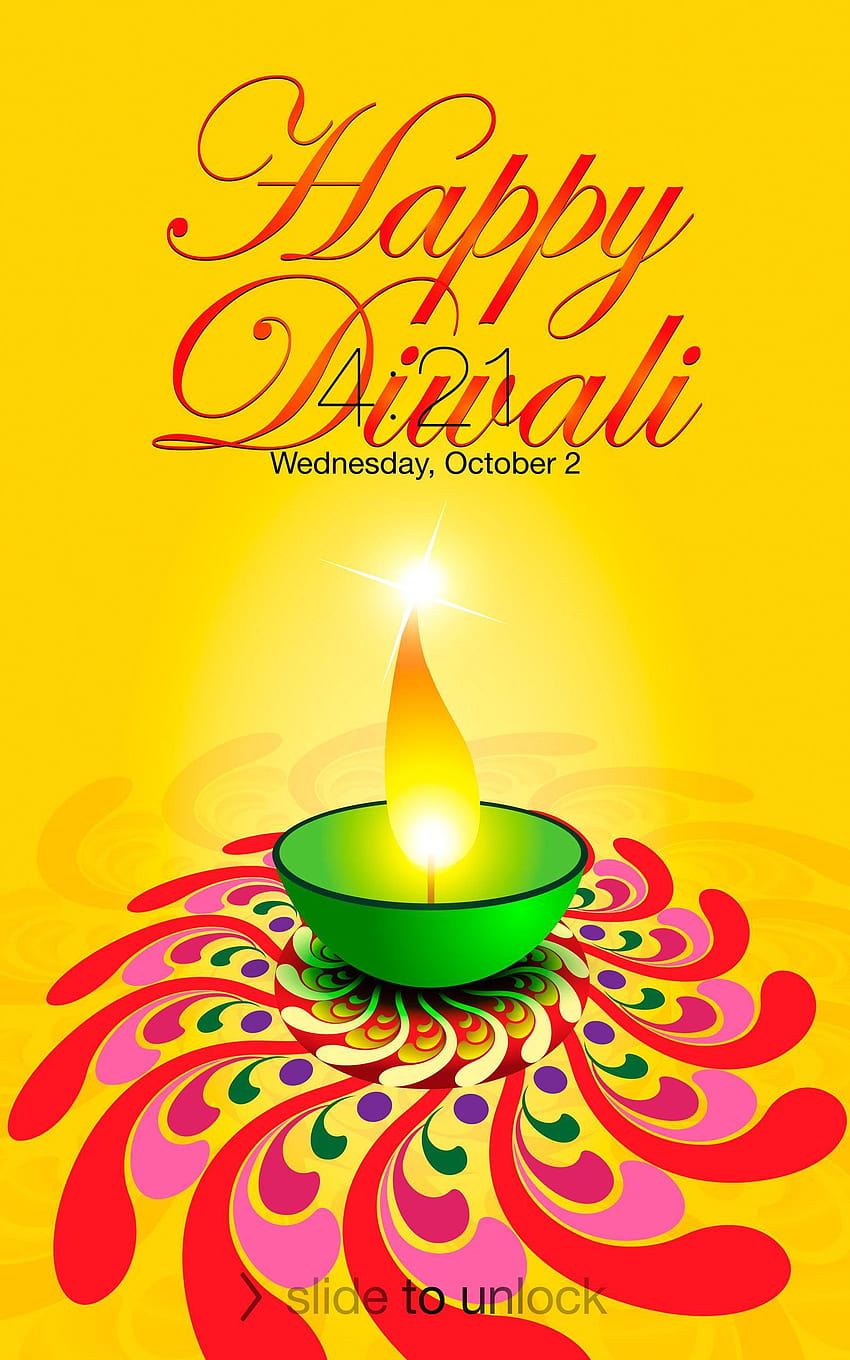 Happy Diwali Lock para Android, feliz deepawali fondo de pantalla del teléfono