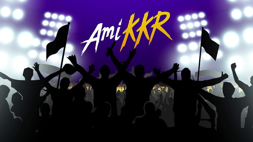 Ami KKR jetzt und für immer, Kolkata Knight Riders HD-Hintergrundbild