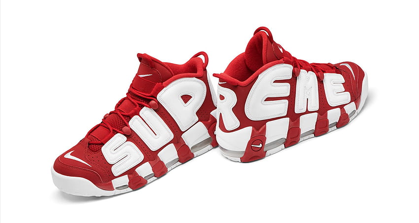 Where to Cop the Supreme x Nike Air More Uptempo 'Suptempo' Pack HD wallpaper