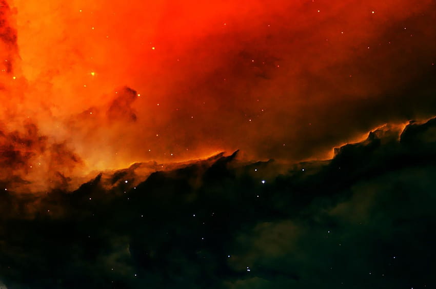 3840x2160 nebula space galaxy, orange spirale ultra HD wallpaper