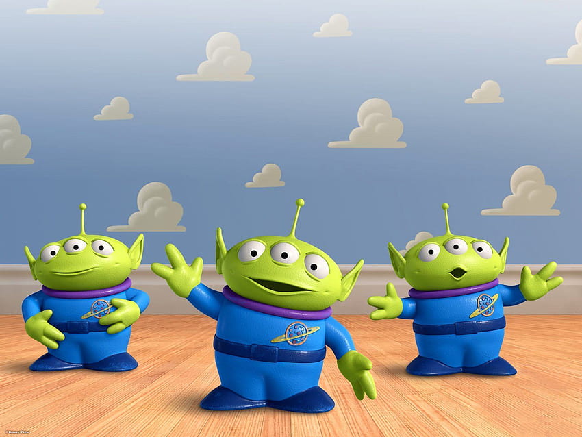 Toy Story Aliens HD-Hintergrundbild
