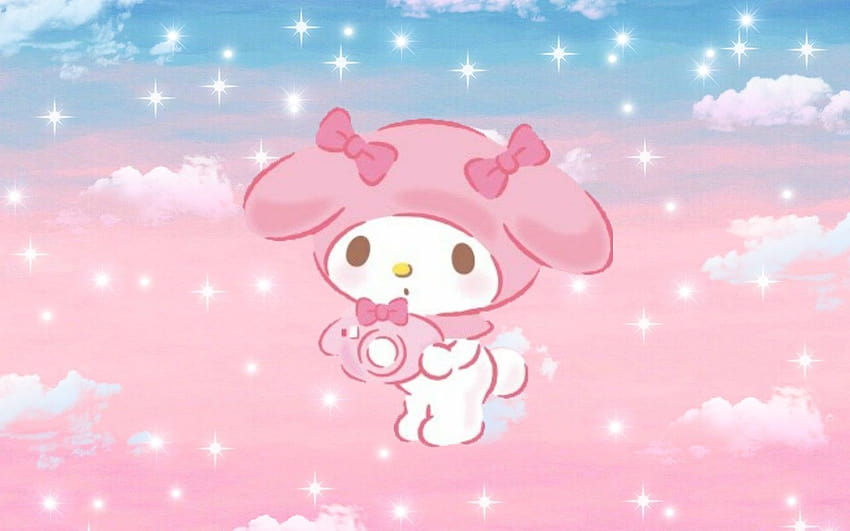 My Melody in 2021, my melodi pc aesthetic Wallpaper HD