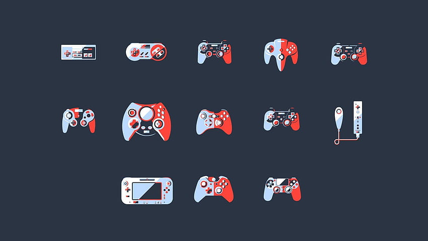 video Games, Controllers, Simple Background, PlayStation, Xbox HD wallpaper