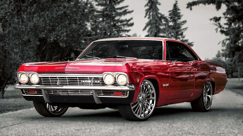 Model klasik Chevrolet Impala SS dan Wallpaper HD