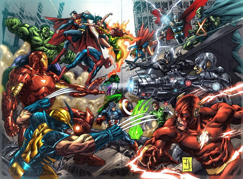 Marvel vs. Dc Iphone HD-Hintergrundbild