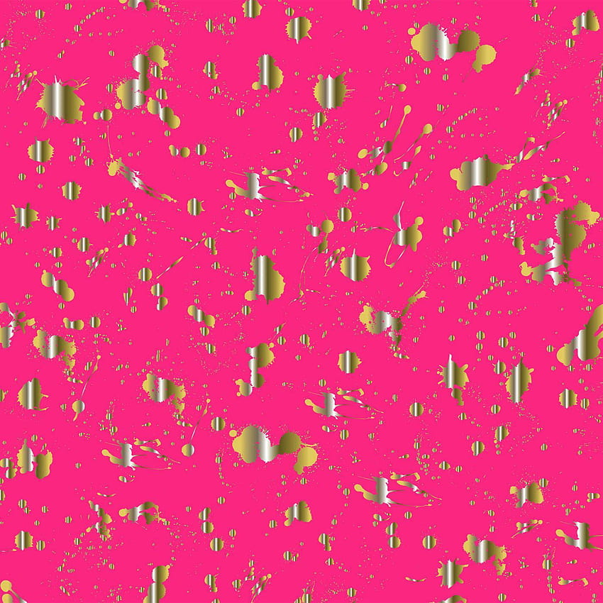 Pink Design Tropf Pink und Gold Modernes Dekor HD-Handy-Hintergrundbild