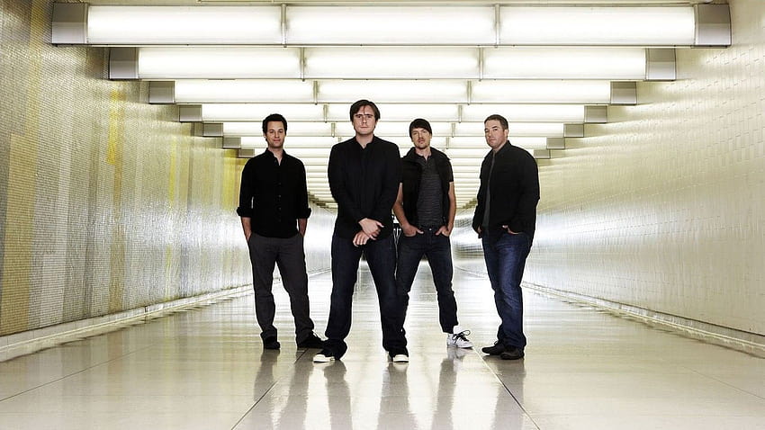 : reflection, band, standing, tunnel, floor, suit, professional, business, businessperson, white collar worker, jimmy eat world 1920x1080 HD wallpaper