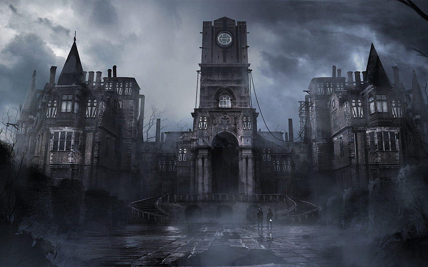Gotische Burg HD-Hintergrundbild