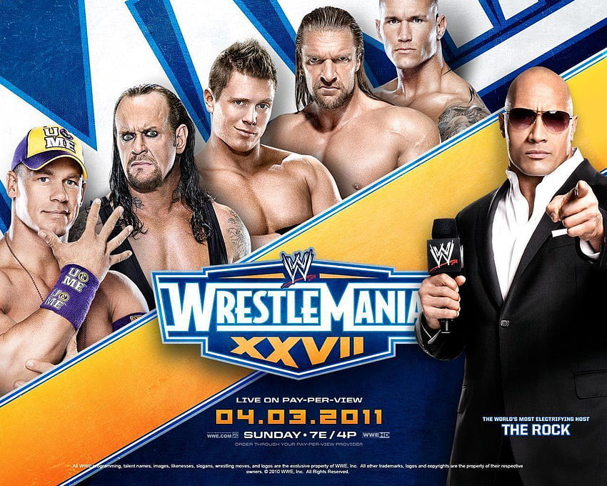 Wrestlemania 27, Wwe Wrestlemania HD Wallpaper | Pxfuel