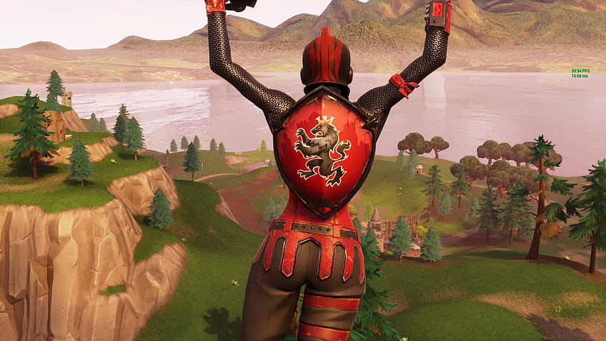 So I only just realized there's a castle in the Red Knights shield, red knight fortnite HD wallpaper