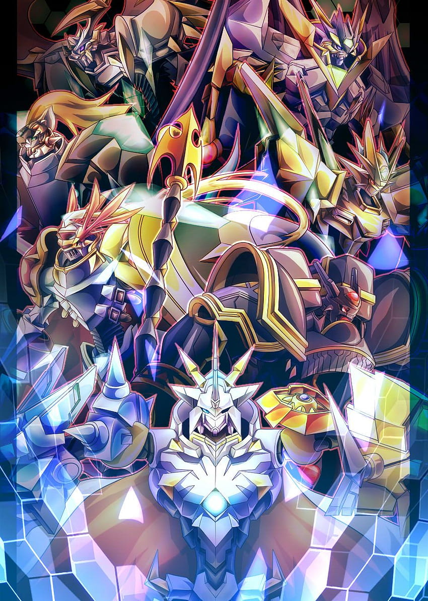 omegamon, dukemon, magnamon, alphamon, ulforcevdramon, and 10 more HD phone wallpaper