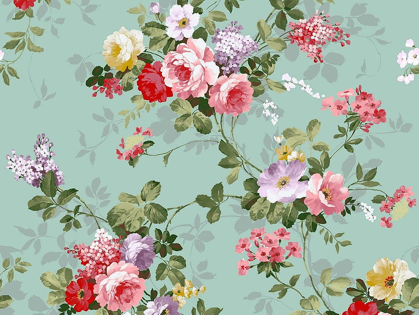 Cetakan bunga bernuansa vintage dengan label dari Anita Dongre hingga Gucci yang sedang tren, bunga gucci Wallpaper HD