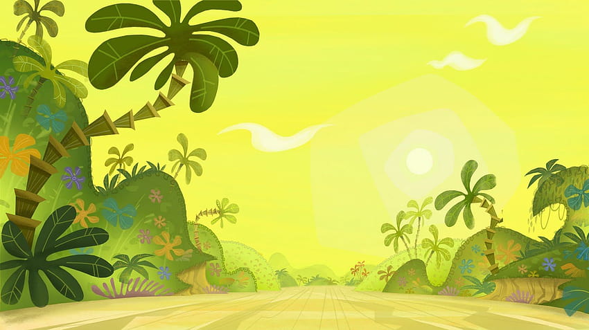 Safari Cartoon, cartoon road HD wallpaper | Pxfuel