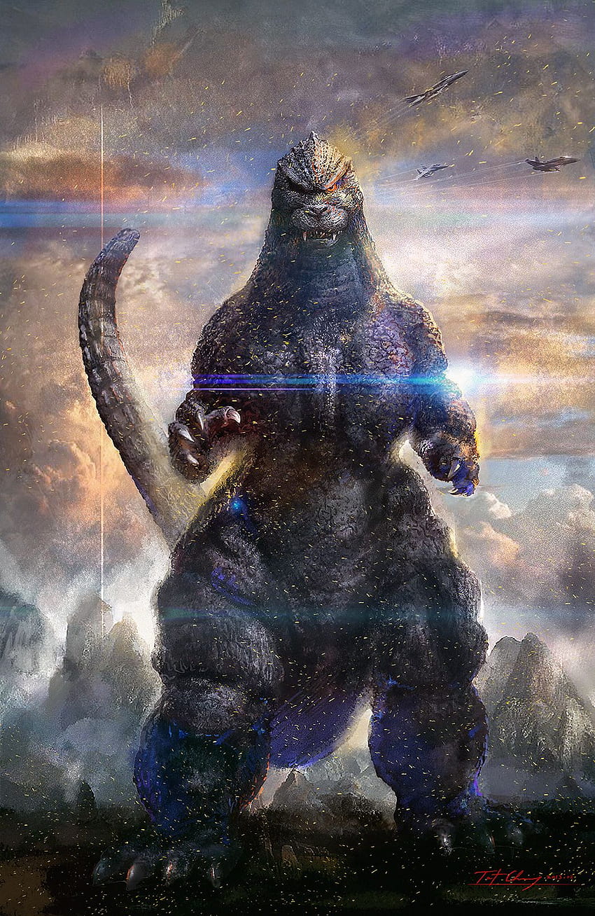 Bueno, acabo de encontrar el nuevo de mi teléfono. : GODZILLA, Godzilla vs kong móvil fondo de pantalla del teléfono