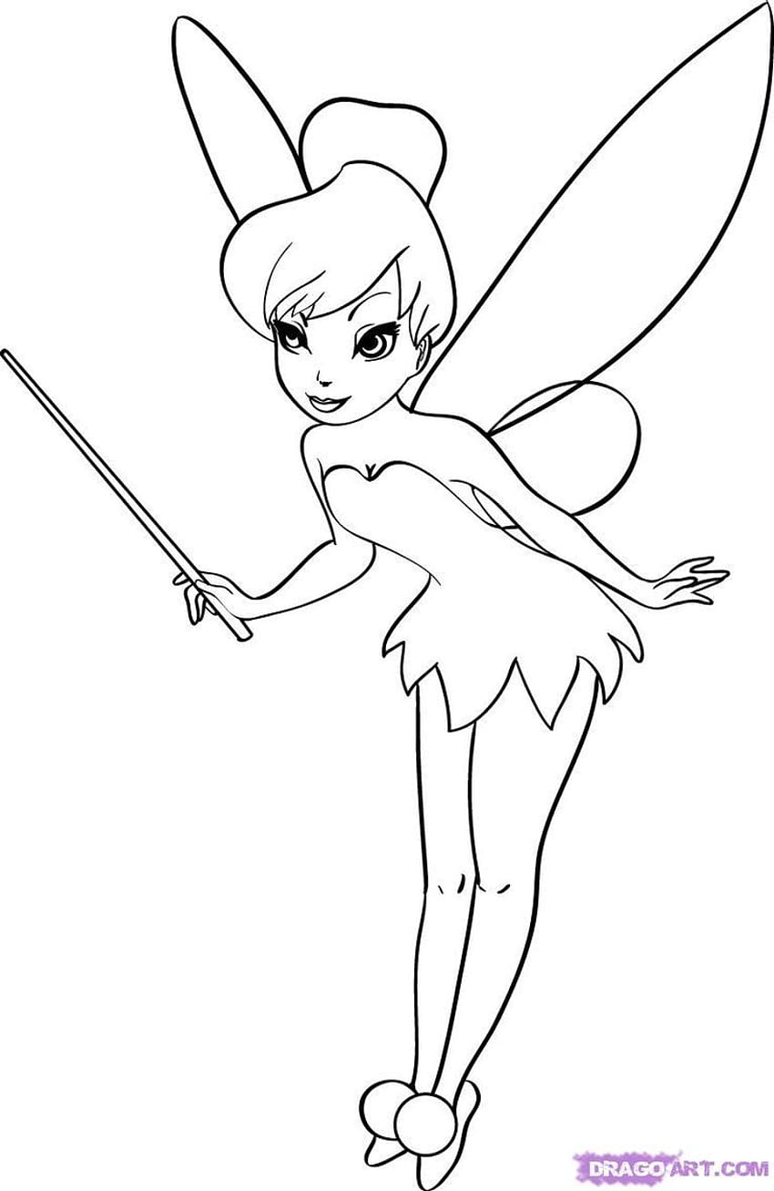 How To Draw A Simple Fairy, Step by Step, Drawing Guide, by Dawn - DragoArt