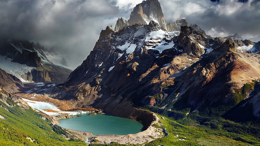 Patagonia Mountains Lake iPad 12 Pro, ultra mountain HD wallpaper