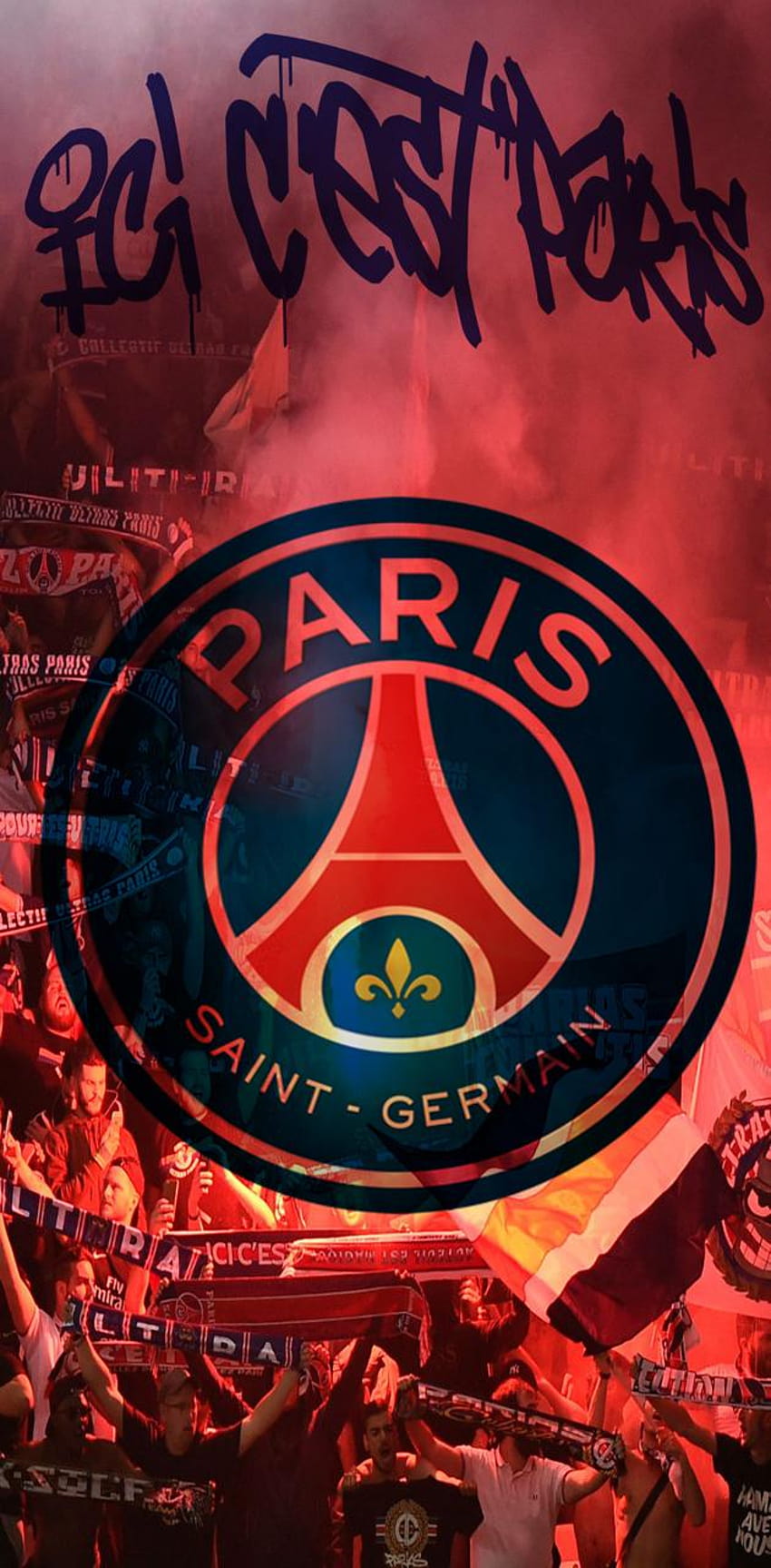 Logo von Paris Saint-Germain HD-Handy-Hintergrundbild