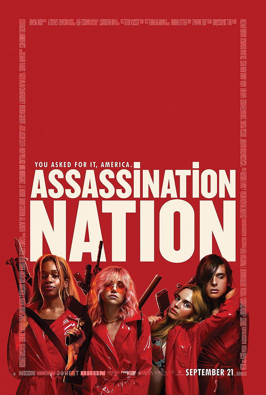 Assassination Nation 2019 Carteles de la película fondo de pantalla del teléfono