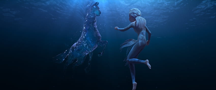 Elsa su Nokk ile yüzleşir, elsa nokk ile HD duvar kağıdı
