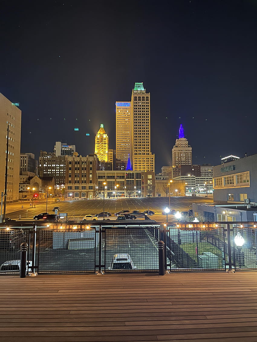 Downtown tulsa oklahoma after closing time r city restaurants r street  lights HD wallpaper  Peakpx