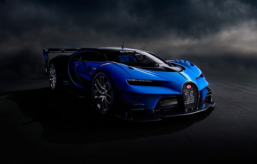 latar belakang, seni, mobil konsep, hypercar, Bugatti Vision Gran Turismo , bagian bugatti, bugatti vision gt Wallpaper HD