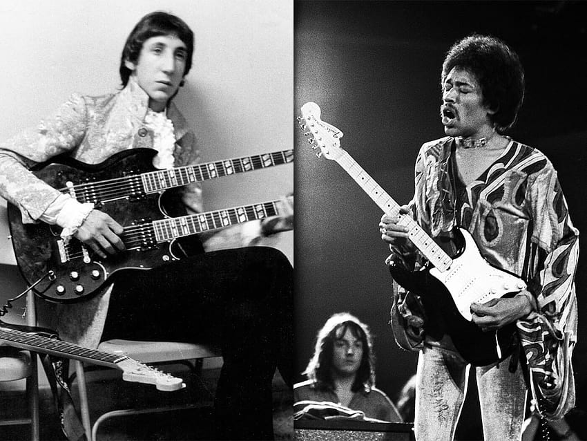 Pete Townshend says Jimi Hendrix's early recordings miss the “magic” of his live performances HD wallpaper