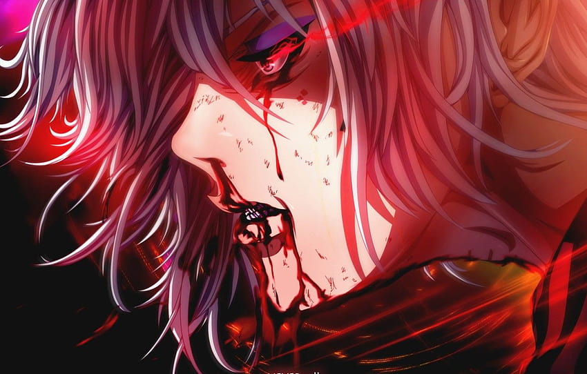 Blood, anime, red eyes, asian, manga, light novel, Tokyo, blood anime HD  wallpaper | Pxfuel
