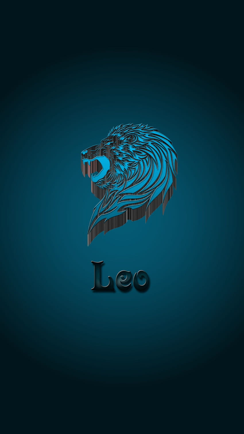 Zodíaco Leo, signo leo fondo de pantalla del teléfono