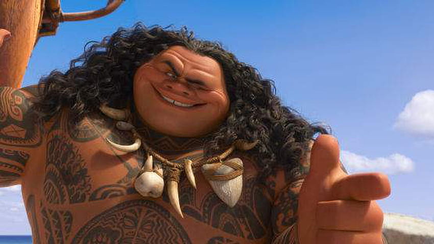 Review: Dwayne Johnson lifts otherwise placid 'Moana' on his character's beefy shoulders, maui moana HD wallpaper