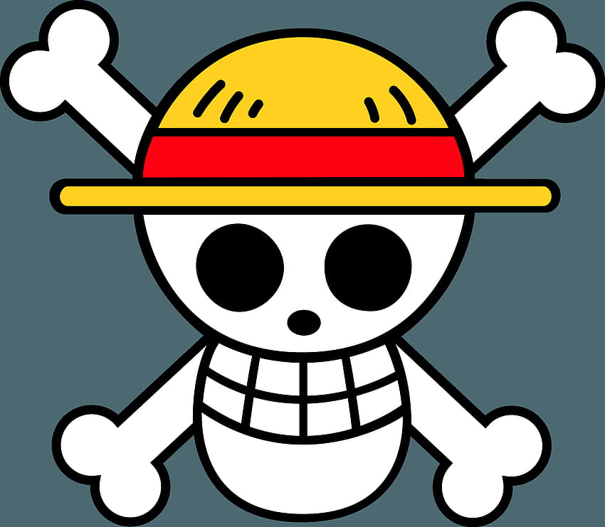Luffy Flag, chapéu de palha bandeira pirata papel de parede HD